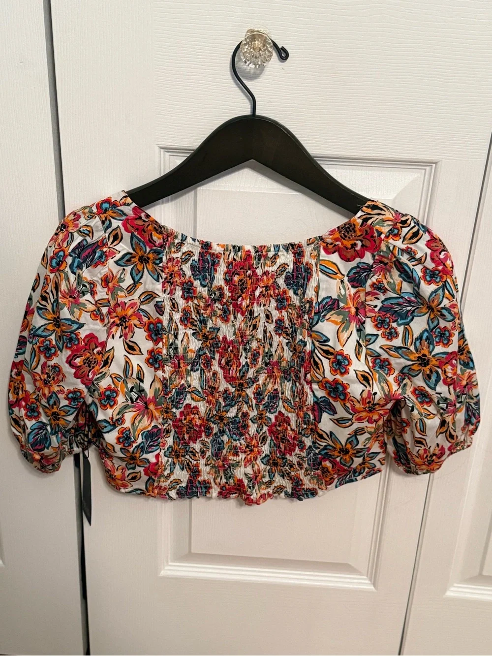 Rachel Rachel Roy Floral Print Puff Sleeve Top and Skirt Set - Picture 3 of 7